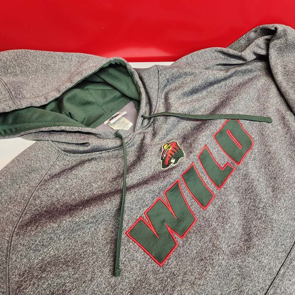 NHL Minnesota Wild XXL Heather Gray Hoodie - Picture 1 of 7